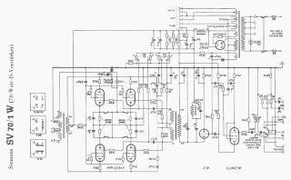 Siemens SV70 1W schematic circuit diagram
